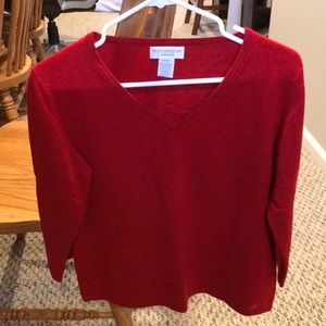 3/4 Sleeve Cashmere Sweater